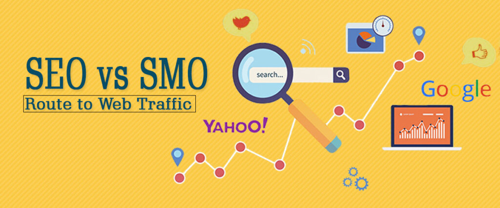 SEO vs SMO: Route to Web Traffic