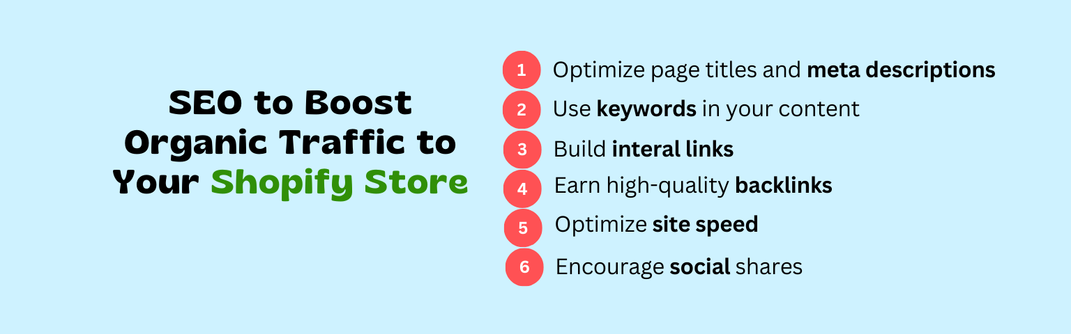 Using SEO to Boost Organic Traffic to Your Shopify Store