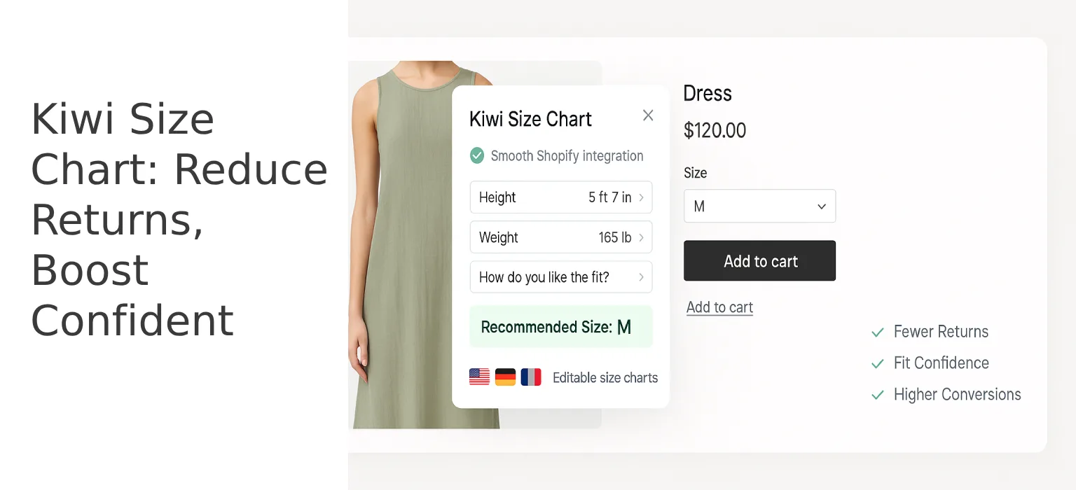 Kiwi Size Chart: Reduce Returns, Boost Confidence