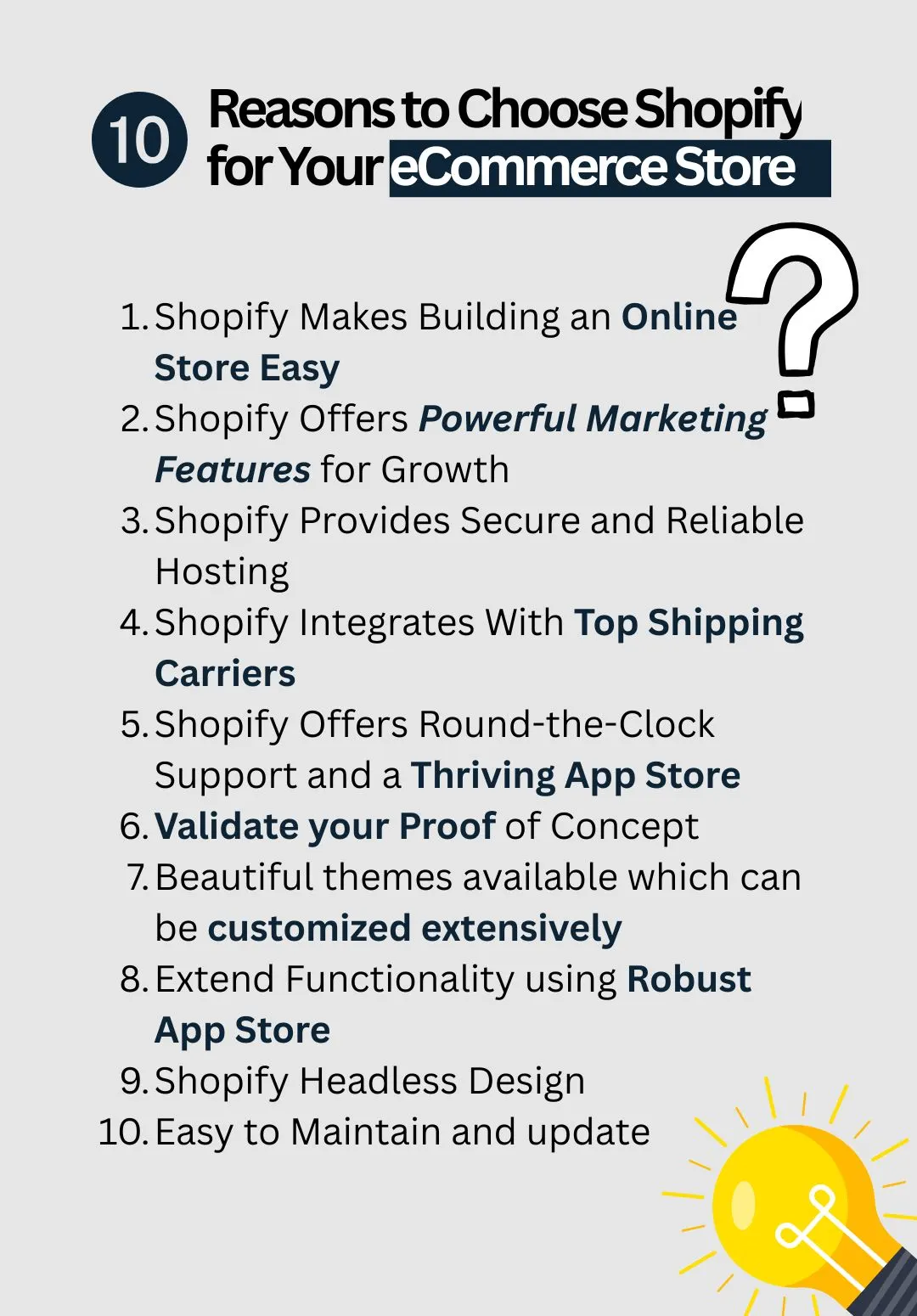 10 Reasons to Choose Shopify for Your eCommerce Store
