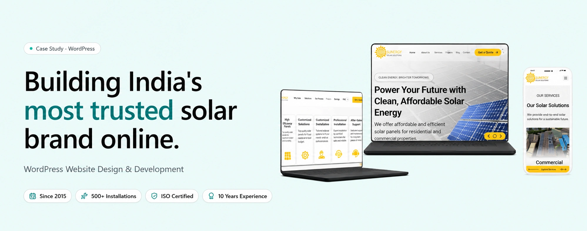 Case Study Solarsmiths Website Development Spread the love